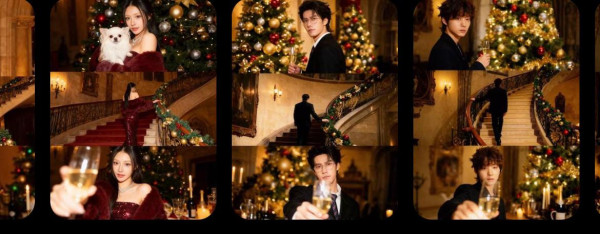 AI教學｜零成本變身聖誕派對主角！AI超簡單3步拍出「氛圍感」爆棚打卡照！