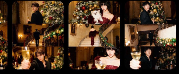 AI教學｜零成本變身聖誕派對主角！AI超簡單3步拍出「氛圍感」爆棚打卡照！