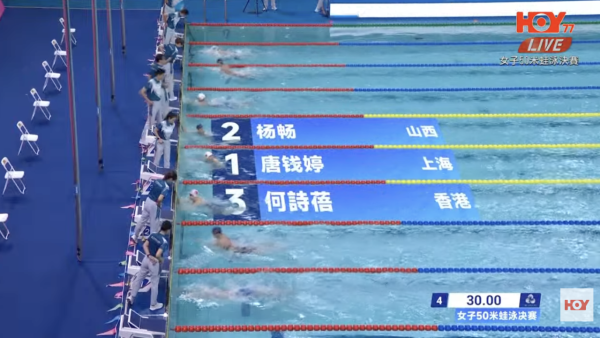 全運會|何詩蓓挑戰「5分鐘連游兩決賽」奪兩面銅牌!總計奪雙金雙銅獨攬過百萬獎金
