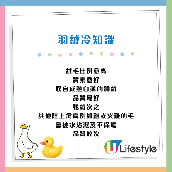 天氣轉涼｜羽絨愈厚愈暖？消委會拆解保暖迷思！6大關鍵選購貼士：原來鵝絨、鴨絨差好遠