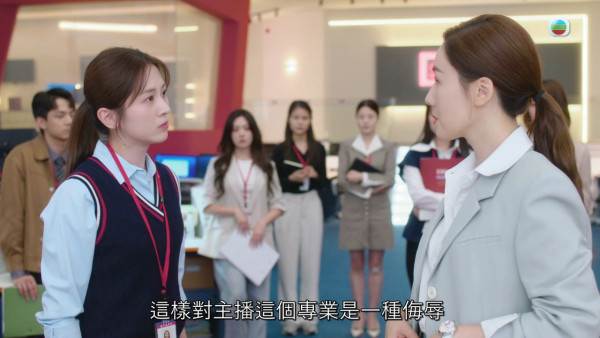 新聞女王2|倪嘉雯升呢主播仙氣笑容元氣爆燈 獲偶像佘詩曼親自指導劇本