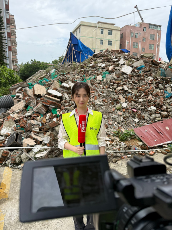 新聞女王2|倪嘉雯升呢主播仙氣笑容元氣爆燈 獲偶像佘詩曼親自指導劇本