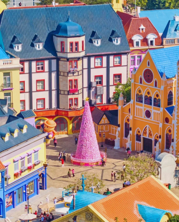 深圳梅拉尼亞小鎮。圖片來源：小紅書@kindleufo