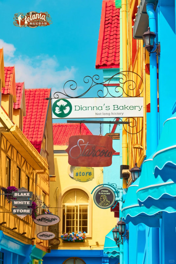 深圳梅拉尼亞小鎮。圖片來源：小紅書@深圳世界之窗