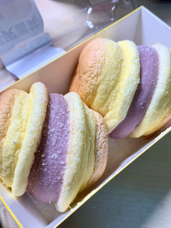 芋泥雪芙。圖片來源：小紅書@言山时雨