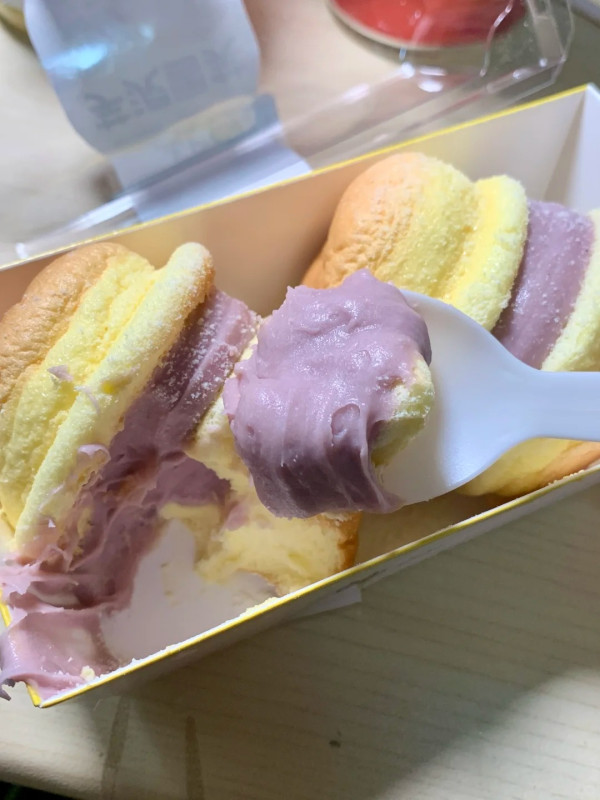 芋泥雪芙。圖片來源：小紅書@言山时雨