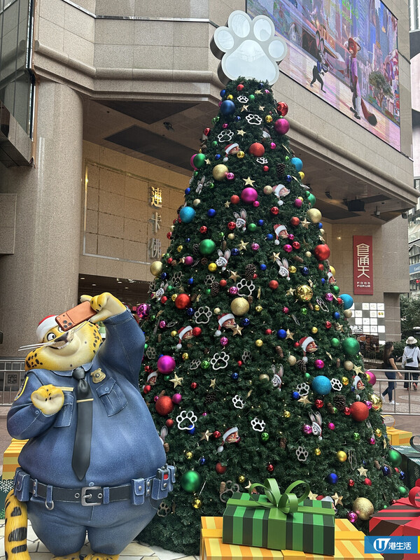 Zootopia 2登陸銅鑼灣時代廣場！優獸市打卡位/1:1角色現身/4.8米高聖誕樹