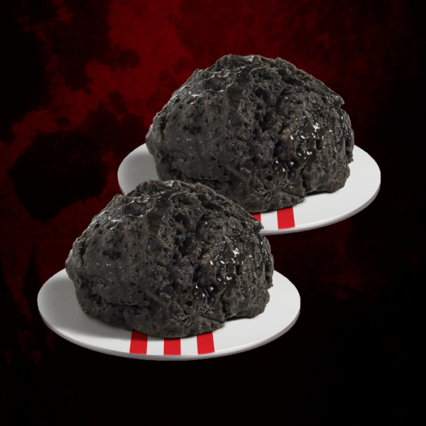 KFC期間限定「黑墨登場」墨汁巴辣雞粒桶飯＋墨汁香蜜鬆餅／快閃一日$5優惠