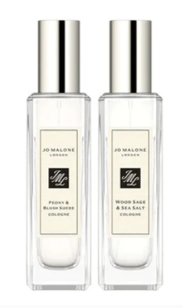 Jo Malone Peony & Blush Suede + Wood Sage & Sea Salt Duo Cologne 30mlx2 $720