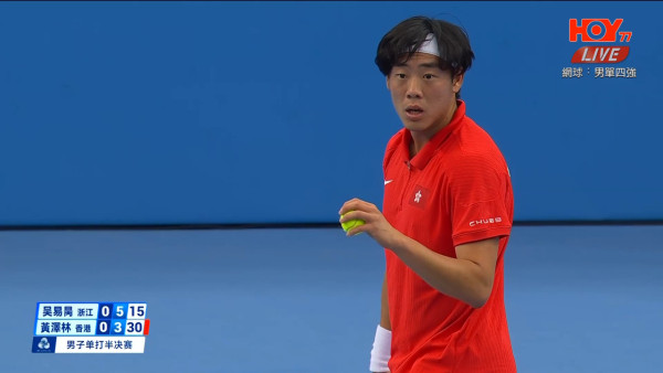 21歲黃澤林創香港網球歷史大滿貫闖32強！四度擊敗世界排名比自己高的對手！