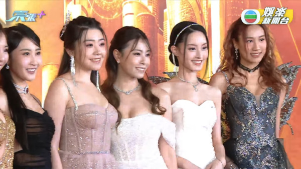 TVB台慶2025｜過百位女藝人紅地氈戰衣逐件睇！波波黃婧靈巨胸拋窒全場