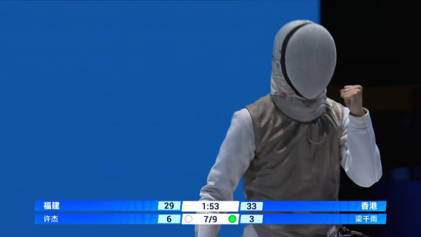 十五運會｜張家朗蔡俊彥領銜花劍團體賽奪金！連續9局領先45:34擊敗福建！