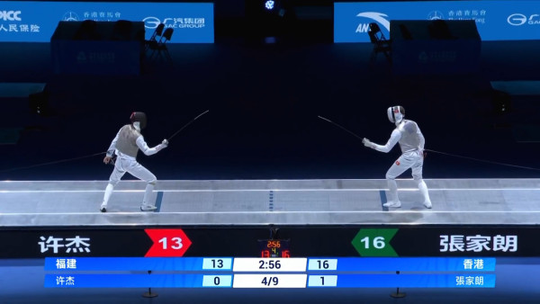 十五運會｜張家朗蔡俊彥領銜花劍團體賽奪金！連續9局領先45:34擊敗福建！