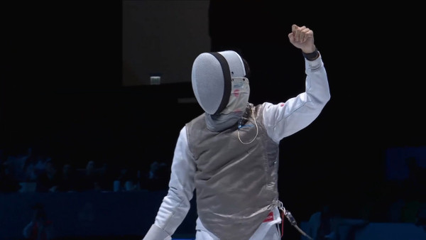 十五運會|張家朗蔡俊彥領銜花劍團體賽奪金!連續9局領先45:34擊敗福建!