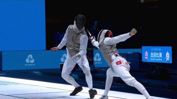 十五運會｜張家朗蔡俊彥領銜花劍團體賽奪金！連續9局領先45:34擊敗福建！