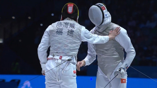 十五運會｜張家朗蔡俊彥領銜花劍團體賽奪金！連續9局領先45:34擊敗福建！