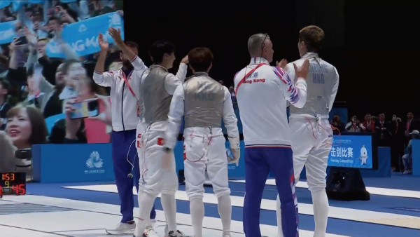 十五運會｜張家朗蔡俊彥領銜花劍團體賽奪金！連續9局領先45:34擊敗福建！