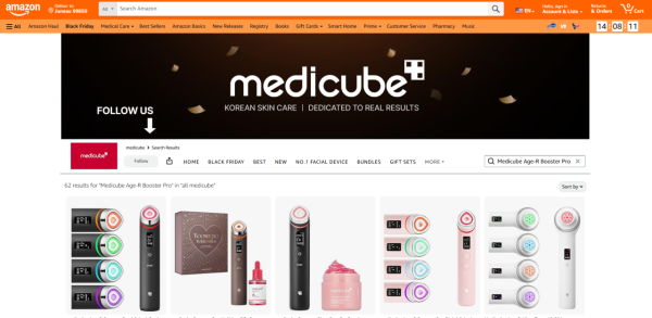 Black Friday Medicube 美容儀 $500 有找 行貨 6 折價錢限時入手 (附 Amazon 直購連結)