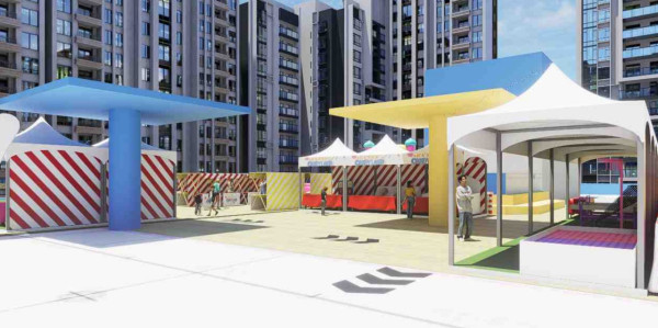 屯門愛定商場「CANDYLAND」空中聖誕糖果嘉年華（圖片由主辦單位提供）