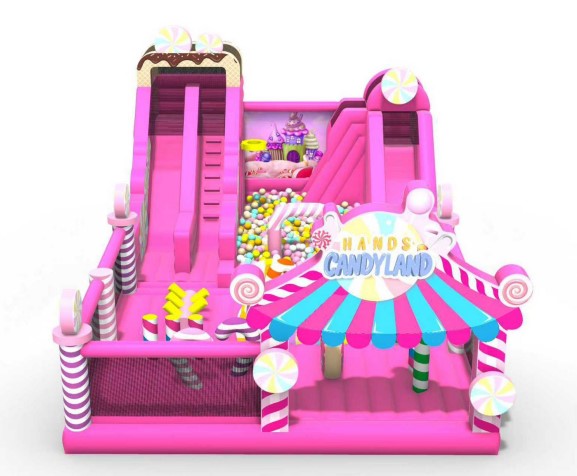 屯門愛定商場「CANDYLAND」空中聖誕糖果嘉年華（圖片由主辦單位提供）