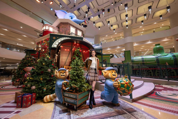 太古廣場/星街小區「聖誕夢幻啟程」聖誕裝置（圖片由主辦單位提供）