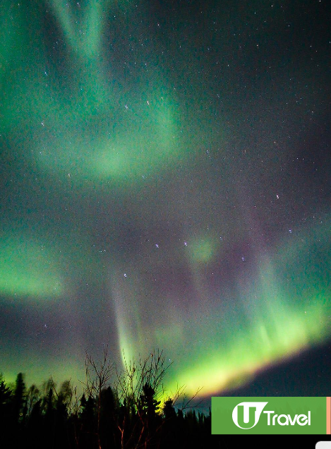 黃刀鎮極光(韋珈萱 攝) 黃刀鎮極光(韋珈萱 攝)