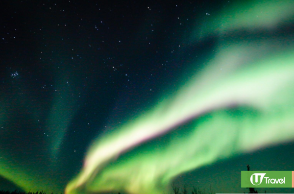 黃刀鎮極光(韋珈萱 攝) 黃刀鎮極光(韋珈萱 攝)