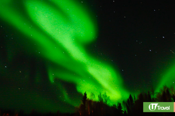 黃刀鎮極光(韋珈萱 攝) 黃刀鎮極光(韋珈萱 攝)