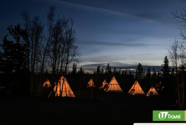 黃刀鎮極光(韋珈萱 攝) 黃刀鎮極光(韋珈萱 攝)