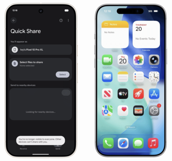Apple 圍牆倒塌？Google 單方面「打通」AirDrop 互傳【免裝 App 即玩】