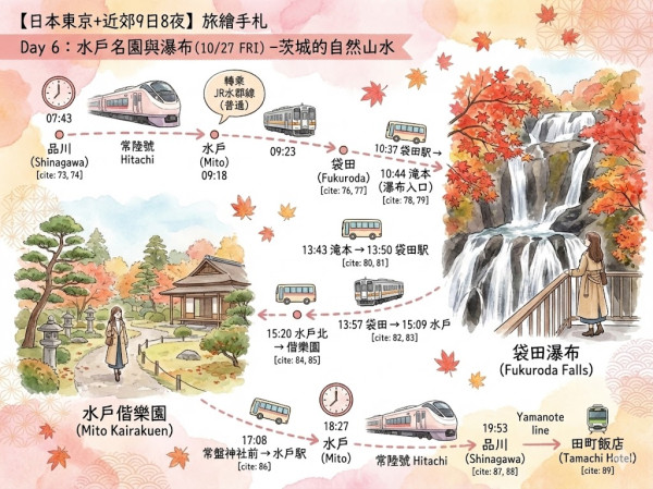 用AI做旅遊行程繪本實試（小編示範圖片截圖）