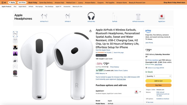 Black Friday 2025｜AirPods 4 再創歷史新低價HK$623！入手前必看 1 個隱藏細節