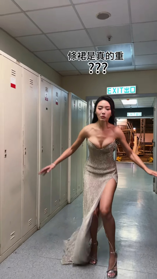 戴祖儀谷胸相瘋傳自信認胸前負擔太重 後台仆親連環圖更洶湧睇到嘩嘩聲