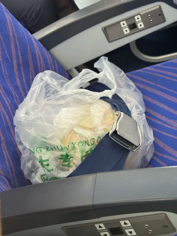 車轆咁大!飛機乘客帶燒餅登機塞爆行李架 空姐托舉慘被淹沒