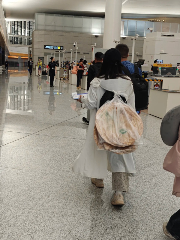 車轆咁大!飛機乘客帶燒餅登機塞爆行李架 空姐托舉慘被淹沒