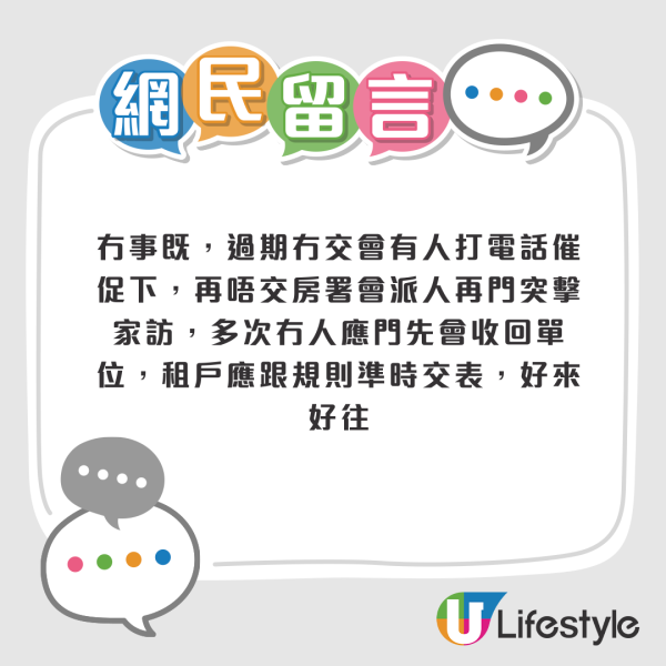 公屋申報｜港人填漏一份表恐遭收屋？晒房署信件求助！網民一原因唔撐：肯定列入黑名單喇