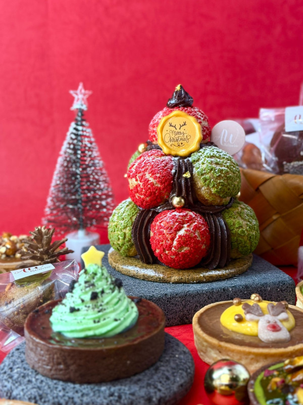 AW Patisserie聖誕限定造型甜品登場 薄朱脆撻／芝麻湯圓撻／泡芙蛋糕