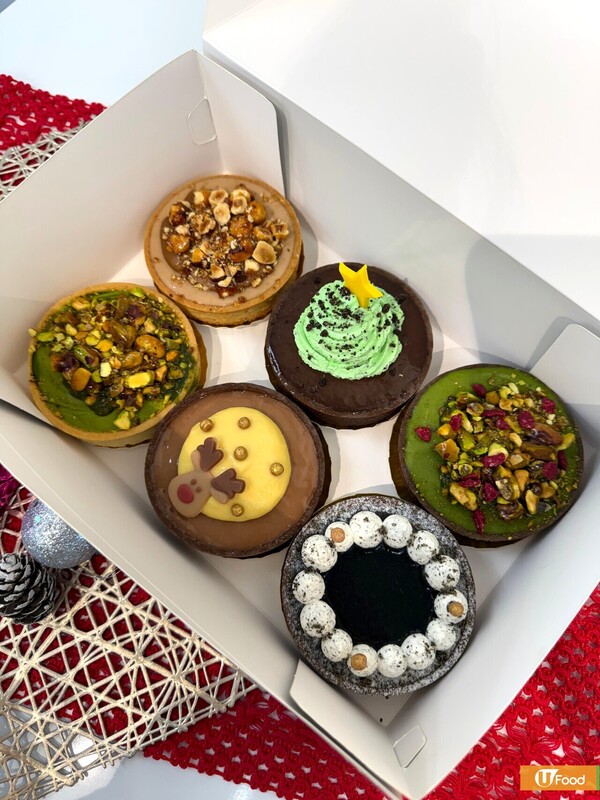 AW Patisserie聖誕限定造型甜品登場 薄朱脆撻／芝麻湯圓撻／泡芙蛋糕