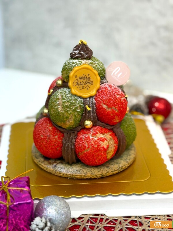AW Patisserie聖誕限定造型甜品登場 薄朱脆撻／芝麻湯圓撻／泡芙蛋糕