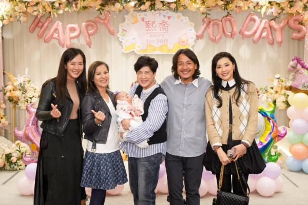 羅泳嫻賀黃澤鋒愛女百日宴失言惹禍 祝福6個字引爆網民圍攻:心地唔好