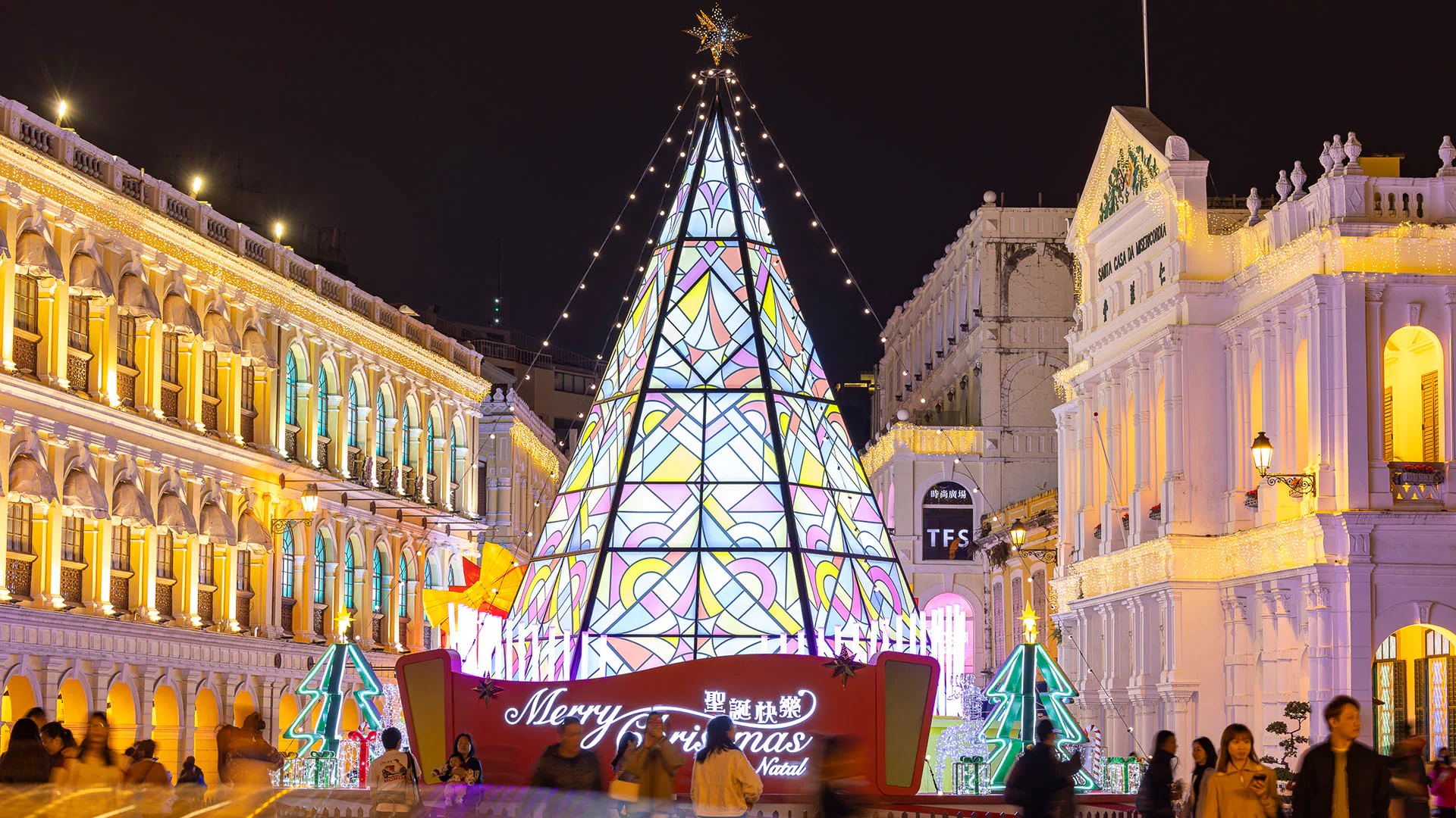 議事亭前地。圖片來源：澳門旅遊局