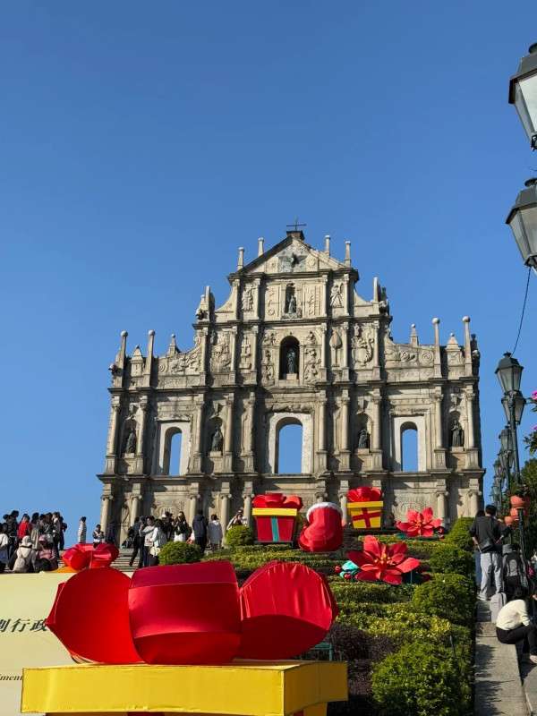 大三巴。圖片來源：小紅書@Healer