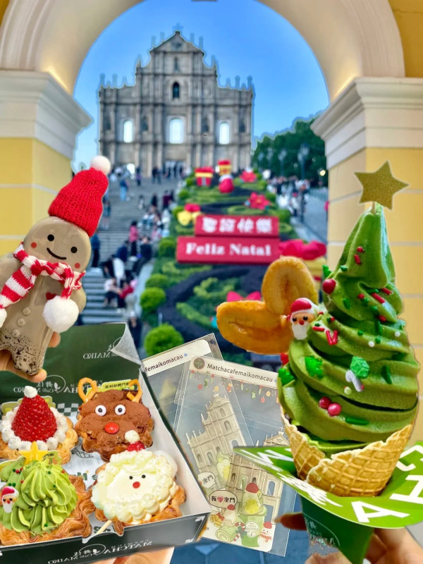 澳門舞伎抹茶。圖片來源：小紅書@澳門舞伎抹茶