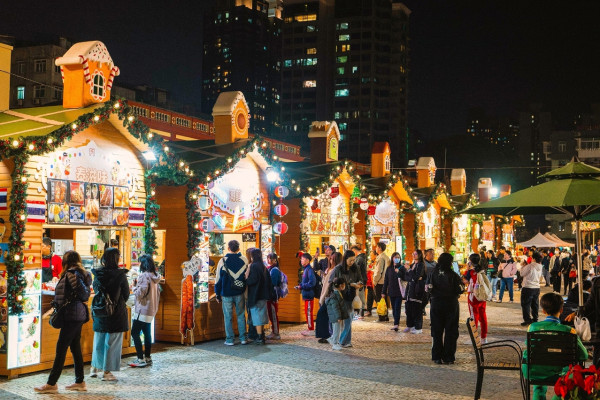 塔石廣場聖誕市集。圖片來源：澳門特別行政區政府入口網站
