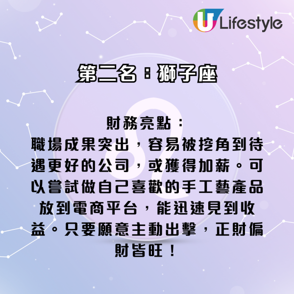 星座運程｜2026年十二星座財運排行榜！3星座小心破財 專家點名ＯＯ座有父幹／被挖角／投資得利！