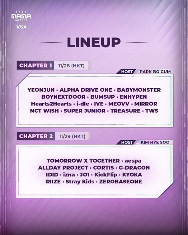 MAMA2025如期維持直播附收睇方法 全場氣氛莊嚴以黑為主 發哥楊紫瓊不出席 