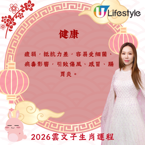 雲文子生肖運程2026｜馬年12生肖運程預測 屬Ｏ小心意外易受傷 5生肖須注意肝/腎/腸胃健康！