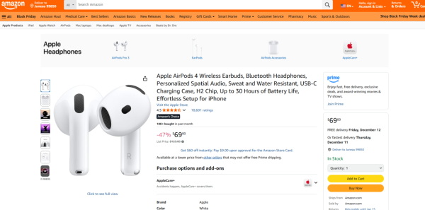 AirPods 4 價格崩盤！ Black Friday 驚現 $540 歷史新低 網民瘋搶：平過買山寨 (附入手攻略)