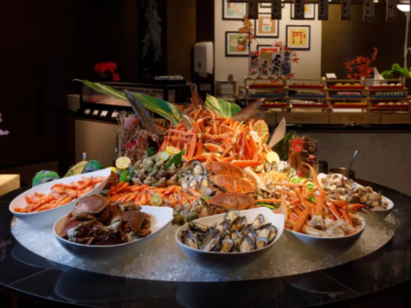 海洋公園萬豪酒店聖誕自助餐買一送一！人均$329起 2.5小時任食龍蝦/松葉蟹/焗生蠔/羊扒/和牛尾