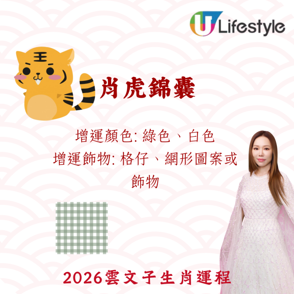 雲文子生肖運程2026|十二生肖開運錦囊!4生肖犯太歲化解法 開運顏色/飾物攻略